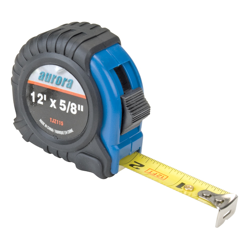 Measuring Tape , 5/8" x 12', in/ft. Graduations Consource