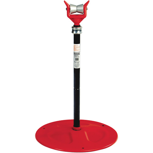 Adjustable Pipe Support #92, 81-104 cm Height Adjustment, 150 mm Max. Pipe Capacity, 2500 lbs. Max. Weight Capacity Consource