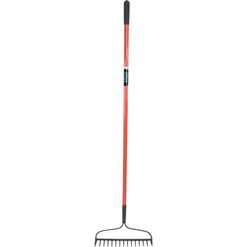 Heavy-Duty Bow Rakes, Fibreglass Handle, 15 Tines Consource