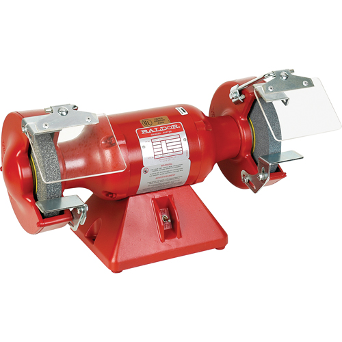 Industrial Bench Grinder, 7" Wheel Diameter, 0.5 HP, 3600 RPM Consource