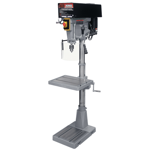 Floor Drill Presses, 15", 5/8" Chuck, 5000 RPM Consource