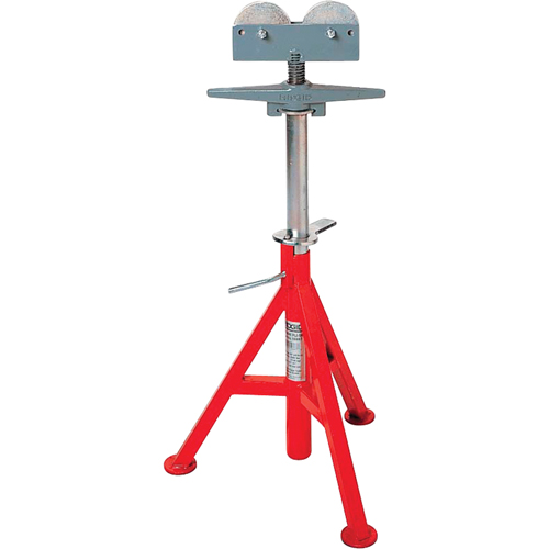 Support de tuyau pour rouleau &eacute;lev&eacute; no RJ-99, 82-140 cm R&eacute;glage de la hauteur, 12" Capacit&eacute; max. de tuyau, 1000 lb Capacit&eacute; de charge max. Consource