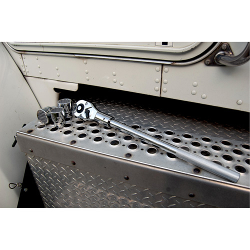 24-Tooth Quick Release Teardrop Ratchet, 3/4" Drive, Plain Handle Consource