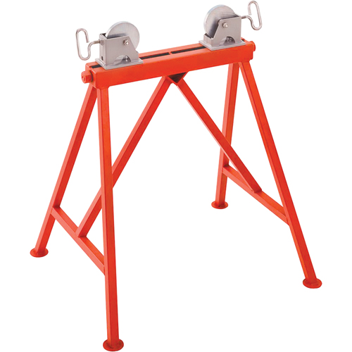 Support ajustable no AR99 a/rouleau en acier, 36" Capacit&eacute; max. de tuyau, 2500 lb Capacit&eacute; de charge max. Consource