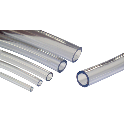 Tubing, Air/Water, 0.4375" OD x 100' L, PVC, Clear, 55 PSI @ 20°C Consource
