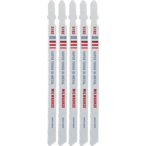 Jigsaw Blade, Bi-Metal, T-Shank, 5-1/4" L, 14 TPI Consource
