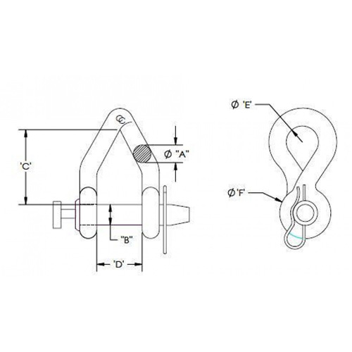 Campbell&reg; Short Body Twisted Clevis Consource