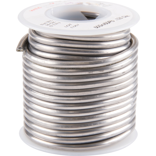 Common Solder, Lead-Based, 50% Tin 50% Lead, Acid Core, 0.125" Dia. Consource