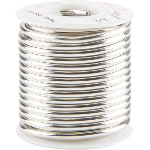 Common Solder, Lead-Free, 95% Tin 5% Antimony, Solid Core, 0.125" Dia. Consource