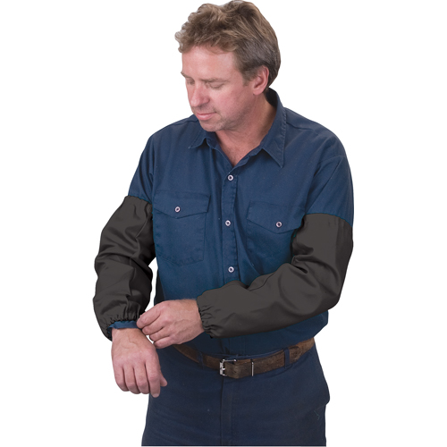 Manches ignifug&eacute;es, 23" lo, Noir Consource