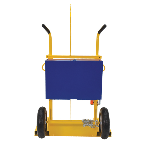 Chariot pour chalumeau et bouteille de soudage, Roues Pneumatique, Base de 24" la x 19-1/2" lo, 500 lb Consource