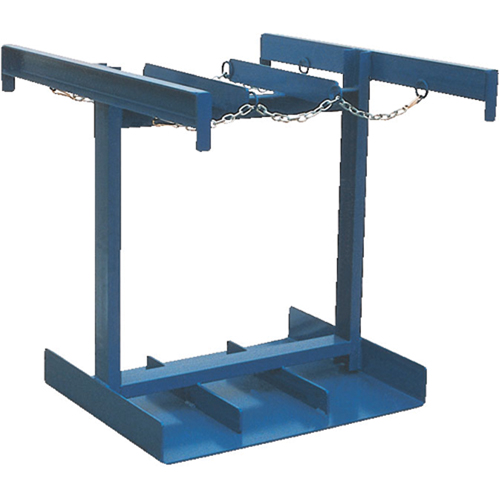 Chariot pour bouteilles, Roues Caoutchouc, Base de 35" la x 38" lo, 500 lb Consource