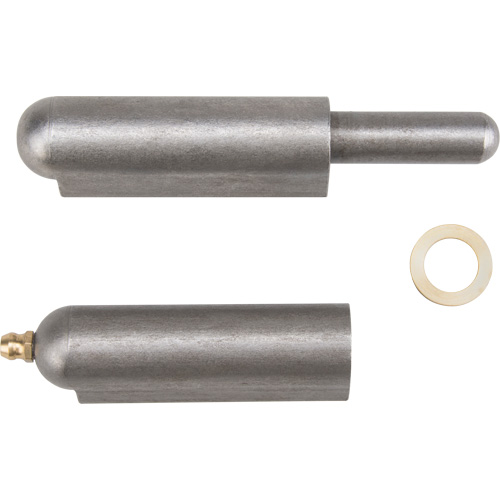 Weld-On Hinge, 0.787" Dia. x 5.906" L, Mild Steel w/Fixed Steel Pin Consource