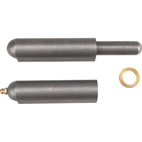 Weld-On Hinge, 0.906" Dia. x 7.874" L, Mild Steel w/Fixed Steel Pin Consource