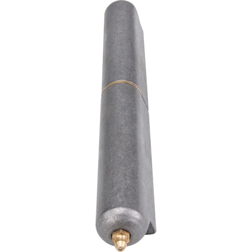 Weld-On Hinge, 1.102" Dia. x 10.236" L, Mild Steel w/Fixed Steel Pin Consource