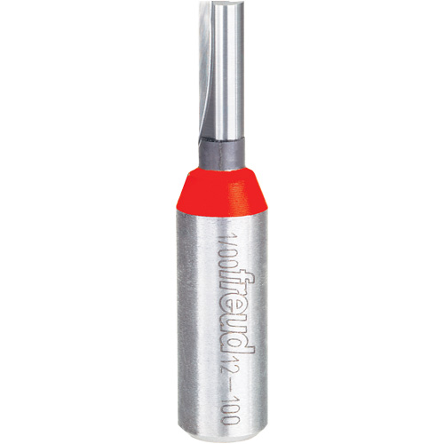 Router Bit - Double Flute Straight Bit, 1/4" Dia., 1" H, 2-3/8" L, 1/2" Shank Consource