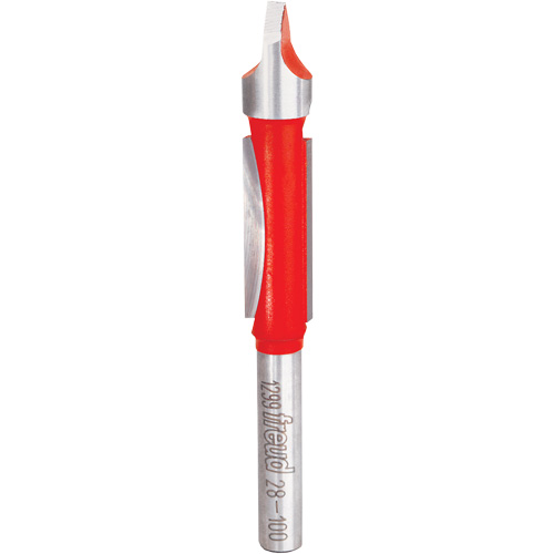 Router Bit - Panel Pilot Bit, 3/8" Dia., 1" H, 3" L, 1/4" Shank Consource