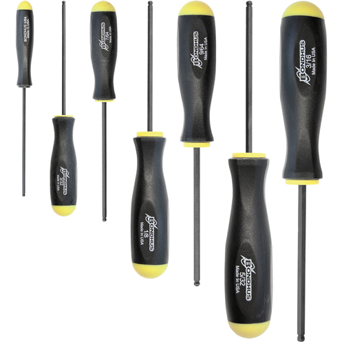 Jeux de tournevis ball driver - SAE, 7 mcx Consource