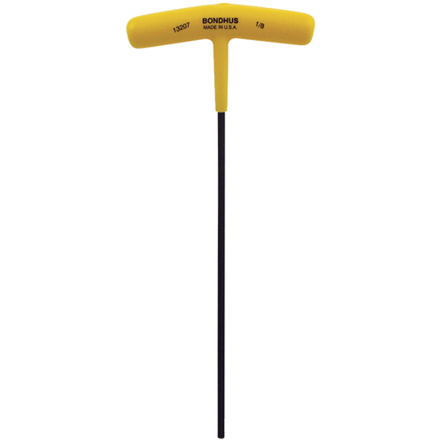 Individual Hex Keys - SAE, Hex End, 7/64" x 6.1" L, T Handle Consource