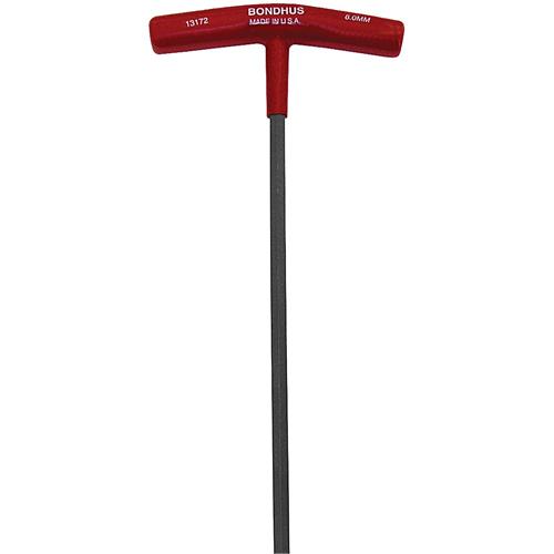 Individual Hex Keys - Metric, Hex End, 3 mm x 7.7" L, T Handle Consource