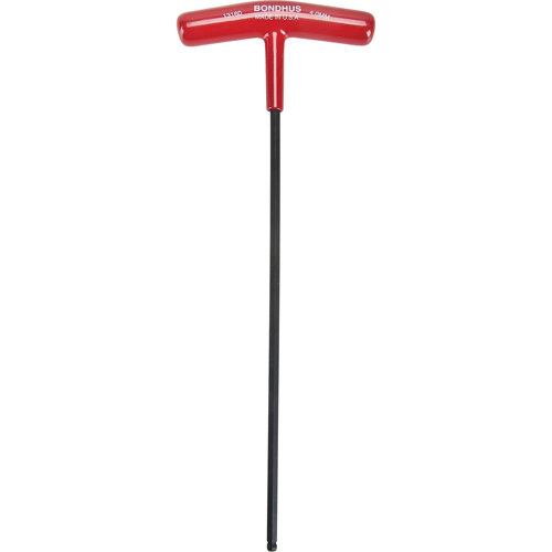 Individual Hex Keys - Metric, Ball End, 4 mm x 8.7" L, T Handle Consource