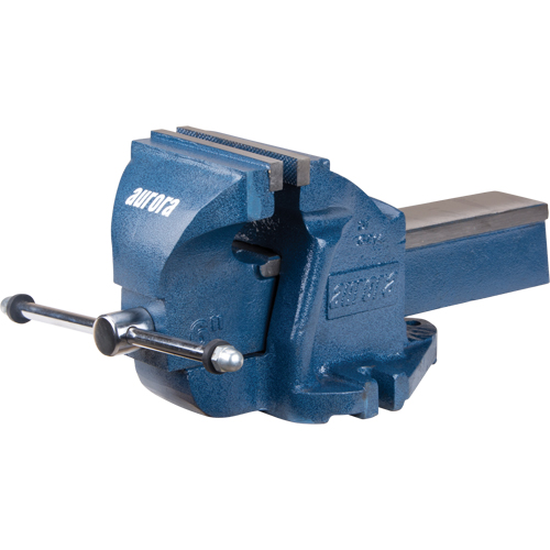 Heavy-Duty Bench Vise, 6" Jaw Width, 3-1/2" Throat Depth Consource