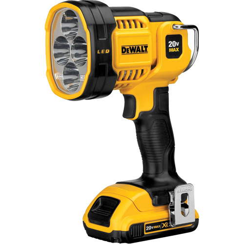 Projecteur &agrave; del pour chantier, DEL, 1000 Lumens, Piles Rechargeable Consource
