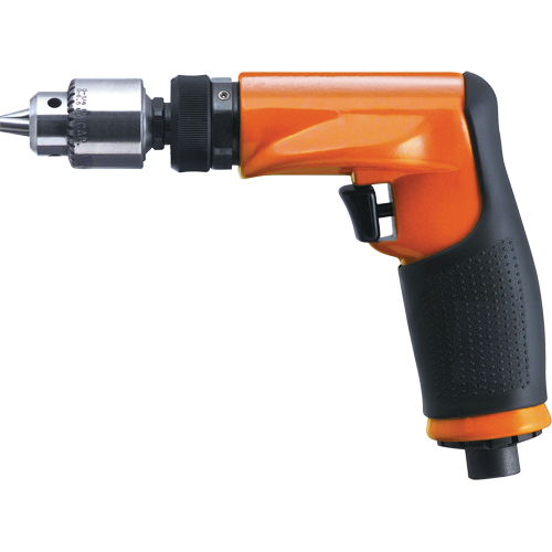 14CF Series Non-Reversible Drill, 38 CFM, 1/4", 80 dBA, 3/8" Chuck, Keyed Consource