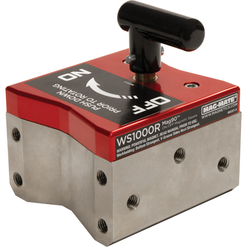 Mag90 On/Off Magnetic Squares, 4-1/4" L x 4" W x 4-3/4" H, 1000 lbs. Consource