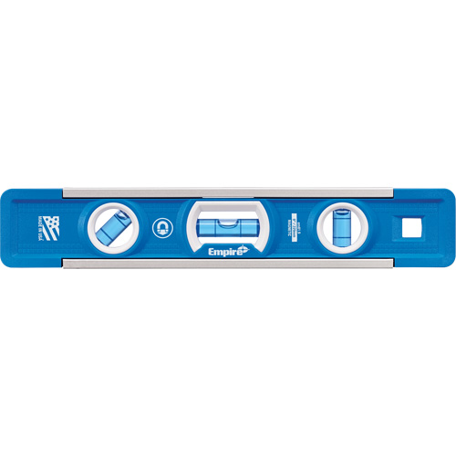 Niveau torpille True Blue, 9" lo, Aluminium, 3 fioles, Magn&eacute;tique Consource