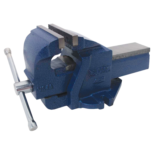 Ductile Iron Mechanics Bench Vise, 4-1/2" Jaw Width, 2-3/5" Throat Depth Consource