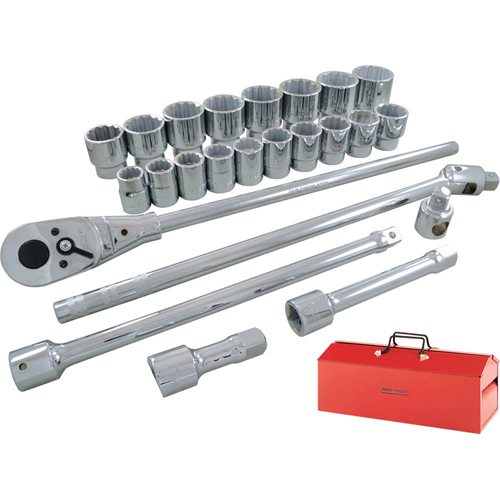 Jeu de douilles et accessoires, 26 Mcx, Prise de 3/4" Consource
