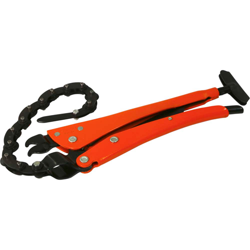 Locking Chain Clamp Pliers, 13" Length, Omnium Grip Consource