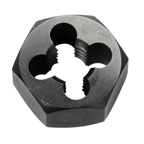 Hex Rethreading Die Nut, 1"/1-1/4" Dia., 1/4"-18 Thread, Carbon Steel/Chromium Steel Consource