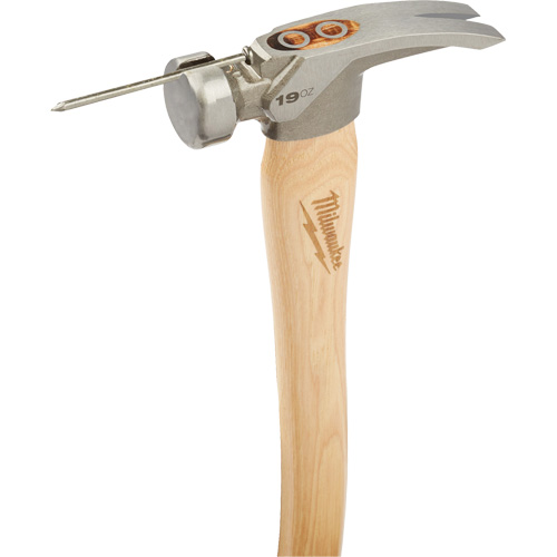 Smooth Face Framing Hammer, 19 oz., Wood Handle, 16" L Consource