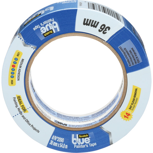 ScotchBlue Original Painter's Tape 2090, 36 mm (1-2/5") x 55 m (180'), Blue Consource