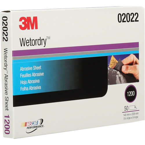 Wetordry 401Q Abrasive Sheet, 5-1/2" x 9", Fine Grit, Silicon Carbide Consource