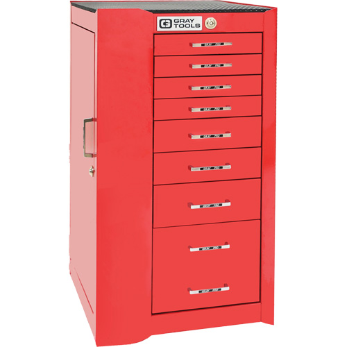 Armoire compl&eacute;mentaire gauche de s&eacute;rie Pro+, 8 tiroirs, 19" la x 19" p x 36-1/2" h, Rouge Consource
