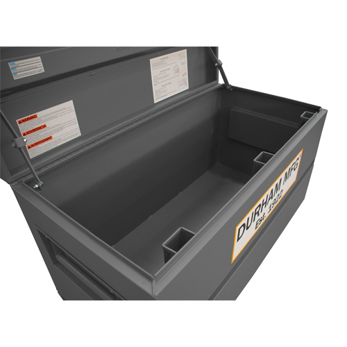Jobsite Storage Box, 48" x 24" x 27-13/16", Steel, Grey Consource