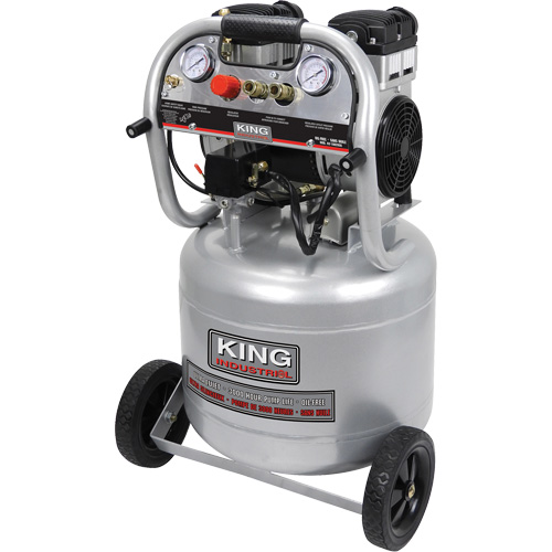 Compresseur &agrave; air sans huile ultra silencieux, &eacute;lectrique, 10 gal. (12 gal. US), 125 PSI, 120/1 V Consource