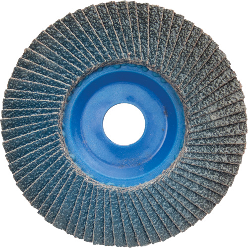BlueFire R884P Coarse Grit Flap Disc, 5" x 7/8", Type 27, 60 Grit, Zirconia Alumina Consource