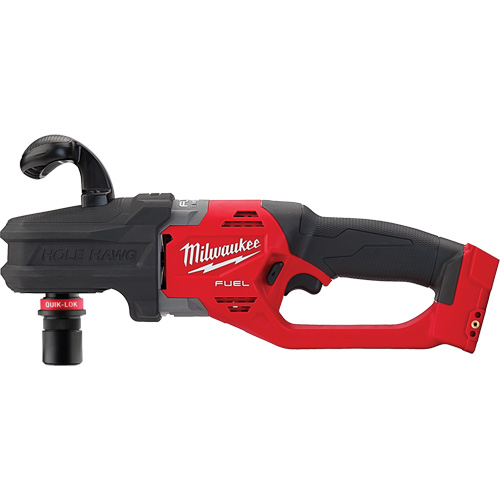 Perceuse &agrave; angle droit M18 Fuel Hole Hawg avec mandrin Quik-Lok (outil seulement), 18 V, Lithium-ion Consource