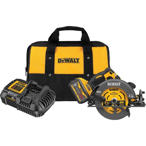 FlexVolt&reg; Max Brushless Circular Saw with Electric Brake Kit, 7-1/4", 60 V Consource