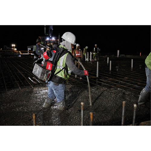 Ensemble vibrateur &agrave; b&eacute;ton &agrave; dos MX Fuel Consource