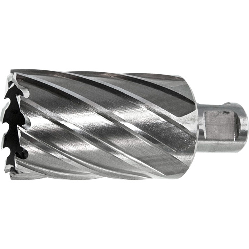 DRILLCO Annular Cutter, 7/16" Diameter, High Speed Steel, 1" Depth of Cut, 3/4" Shank Consource