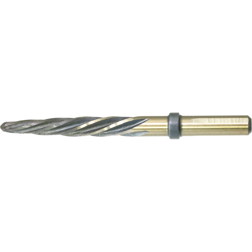 DRILLCO Nitro Construction Reamer, 11/16", Spiral Flute, High Speed Steel, Straight Shank Consource