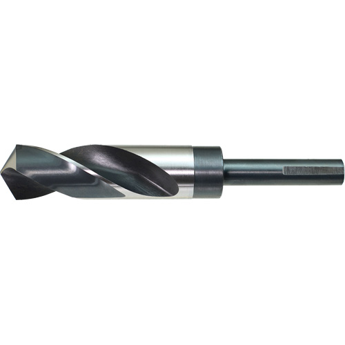 Foret &agrave; queue r&eacute;duite et &agrave; 3 m&eacute;plats S&D DRILLCO, 9/16", Acier rapide, Cannelure 3", Pointe de 118° Consource