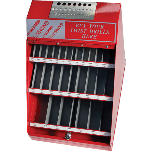 Ensemble de pr&eacute;sentoir pour forets fractionnaires Nitro DRILLCO, 540 morcea Consource