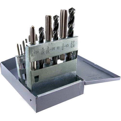 DRILLCO Tap & Drill Set, 18 Pieces Consource