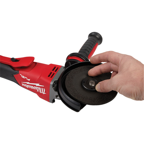 M18 Fuel Flathead Braking Grinder with No-Lock Paddle Switch, 18 V, 5" Chuck, Lithium-Ion Consource